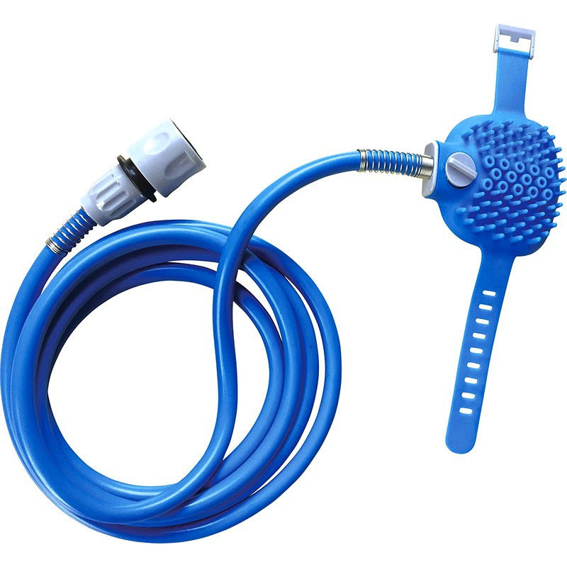 Dog Bathing Artifact Pet Bathing Sprinkler Pet Bathing Brush Cats and Dogs Supplies Silicone Massage Shower Shower