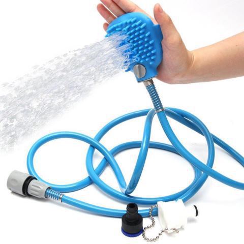 Dog Bathing Artifact Pet Bathing Sprinkler Pet Bathing Brush Cats and Dogs Supplies Silicone Massage Shower Shower