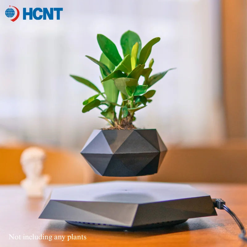 Levitating Plant Pot Floating Plant Pot for Small Plants Levitating Decor for Home & Office Magnetic Floating Levitating Disp