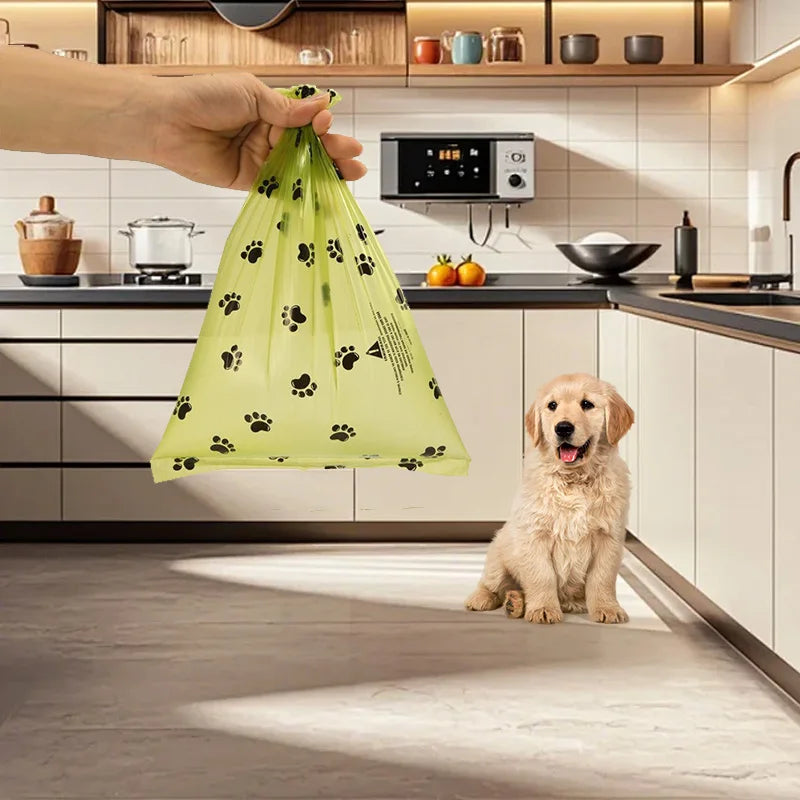 Biodegradable Pet Waste Bags with Dispenser