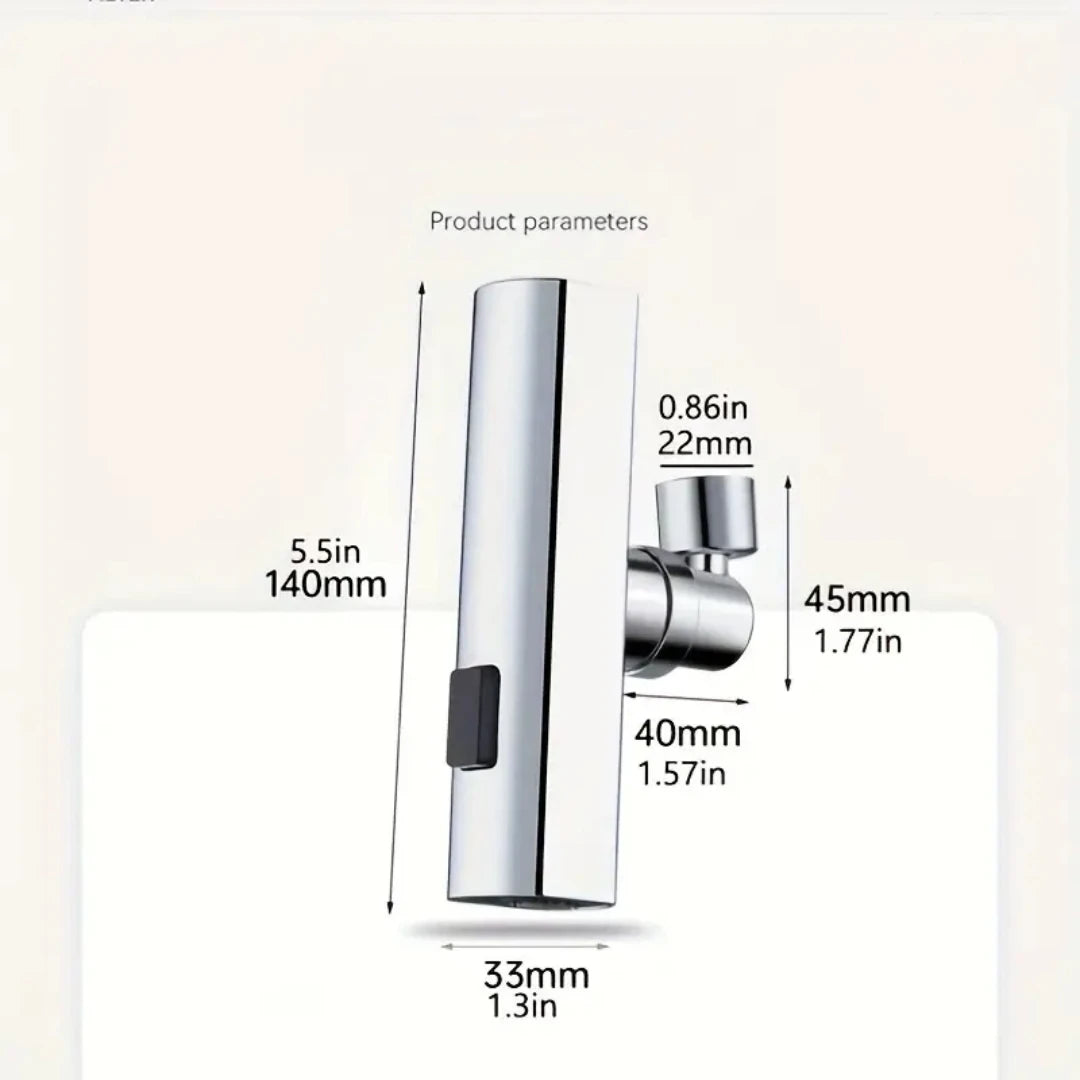 1pc Multifunctional Faucet, Adapter Faucet, Bathroom Washbasin Faucet, Sink Faucet Replacement Accessories, Home Essential