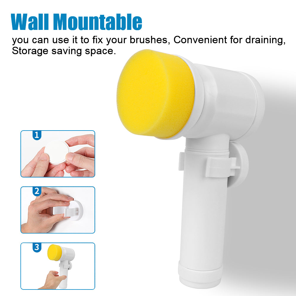 Bathtub Brush USB Type Kitchen Cleaning Tool Handheld Bathroom Wash Brush 5-in-1 Cleaner Sink Electric Cleaning Brush