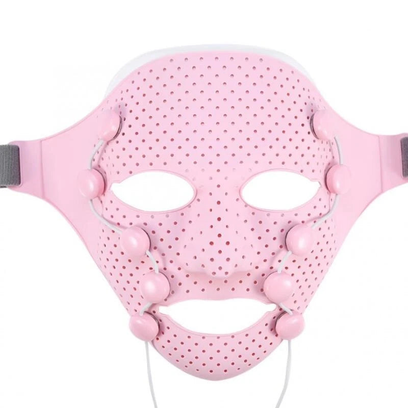 Silicone Facial Mask Electric V-shaped Face Lifting Slimming Face Massager Anti wrinkle  EMS Therapy Device Beauty Machine