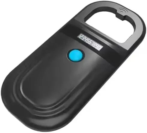 Rechargeable Black Plastic Pet Microchip Scanner ISO11784/85/FDX-B/EMID Handheld Animal Reader Dog/Cat/Pig 134.2kHz 0-3m Access