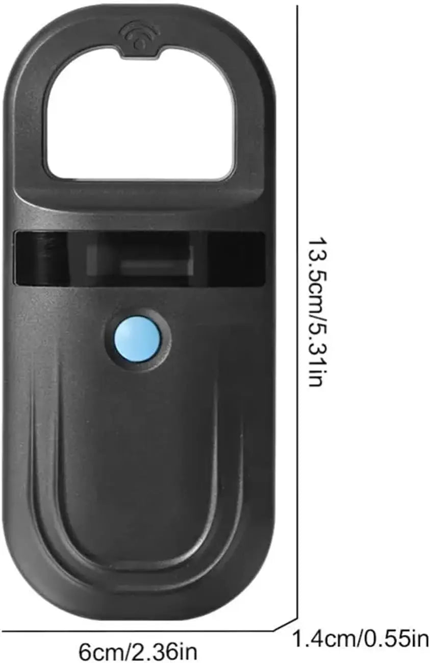 Rechargeable Black Plastic Pet Microchip Scanner ISO11784/85/FDX-B/EMID Handheld Animal Reader Dog/Cat/Pig 134.2kHz 0-3m Access