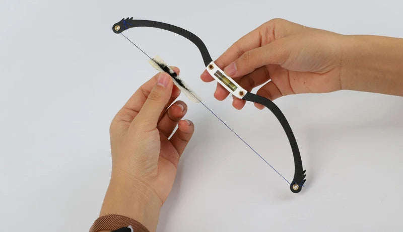 1pc Microblading Permannet Makeup Bow and Arrow Line Ruler Black Measuring Brow String Pre Inked Tattoo PMU for Mapping