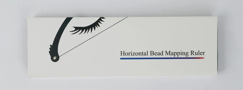 1pc Microblading Permannet Makeup Bow and Arrow Line Ruler Black Measuring Brow String Pre Inked Tattoo PMU for Mapping