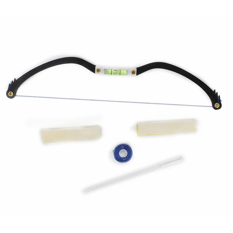 1pc Microblading Permannet Makeup Bow and Arrow Line Ruler Black Measuring Brow String Pre Inked Tattoo PMU for Mapping