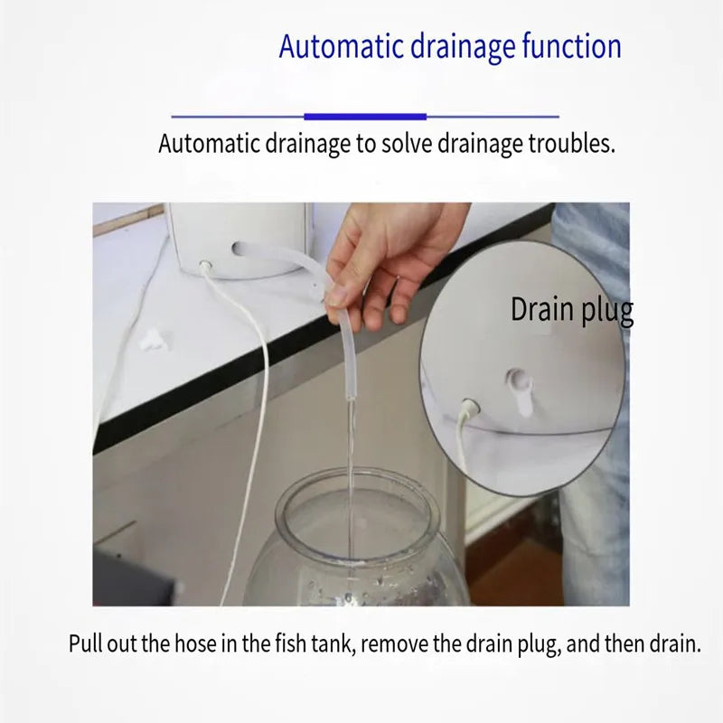 Weiting aquarium small fish tank mini desktop aquarium creative gold fish tank LED lighting comes with filter household fish tan