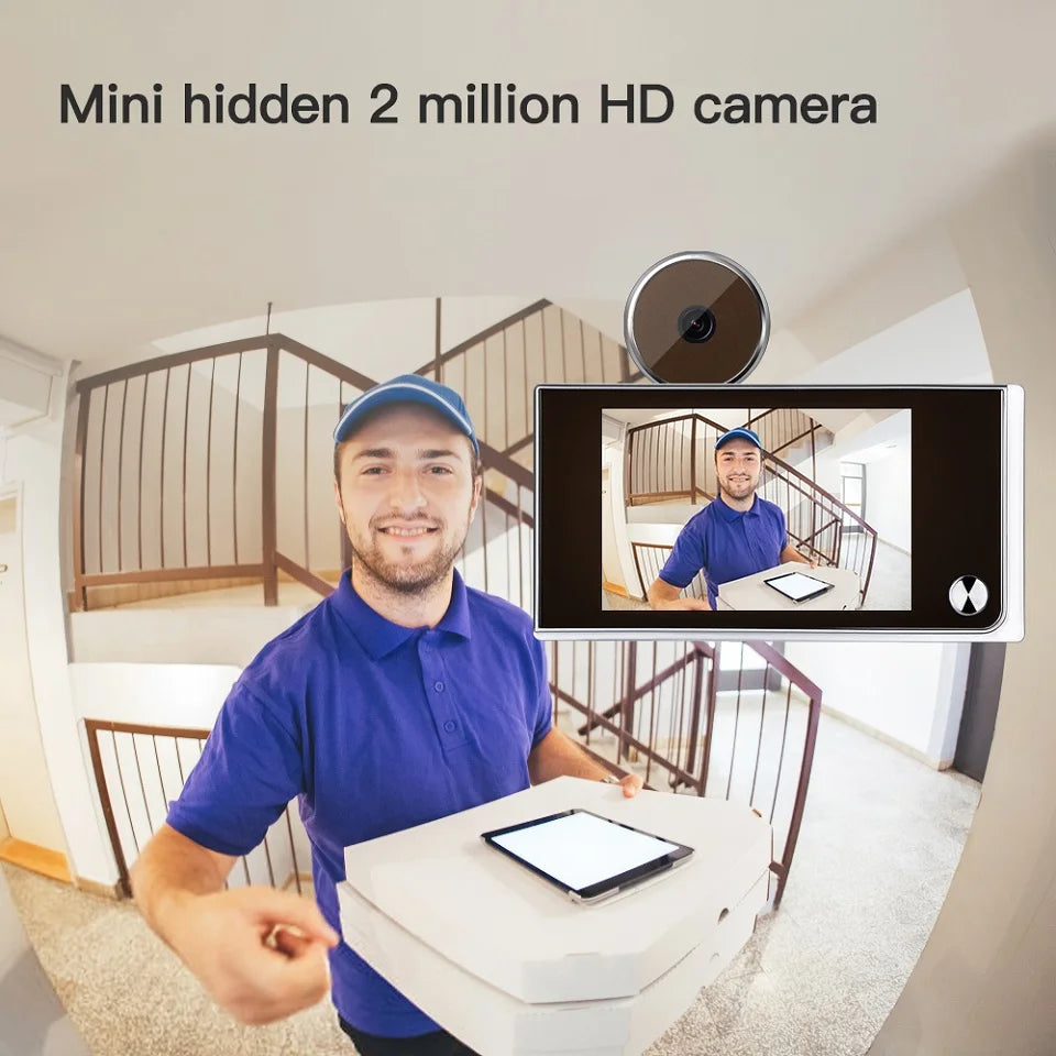 3.5-Inch Digital Door Peephole Camera with HD LCD Screen