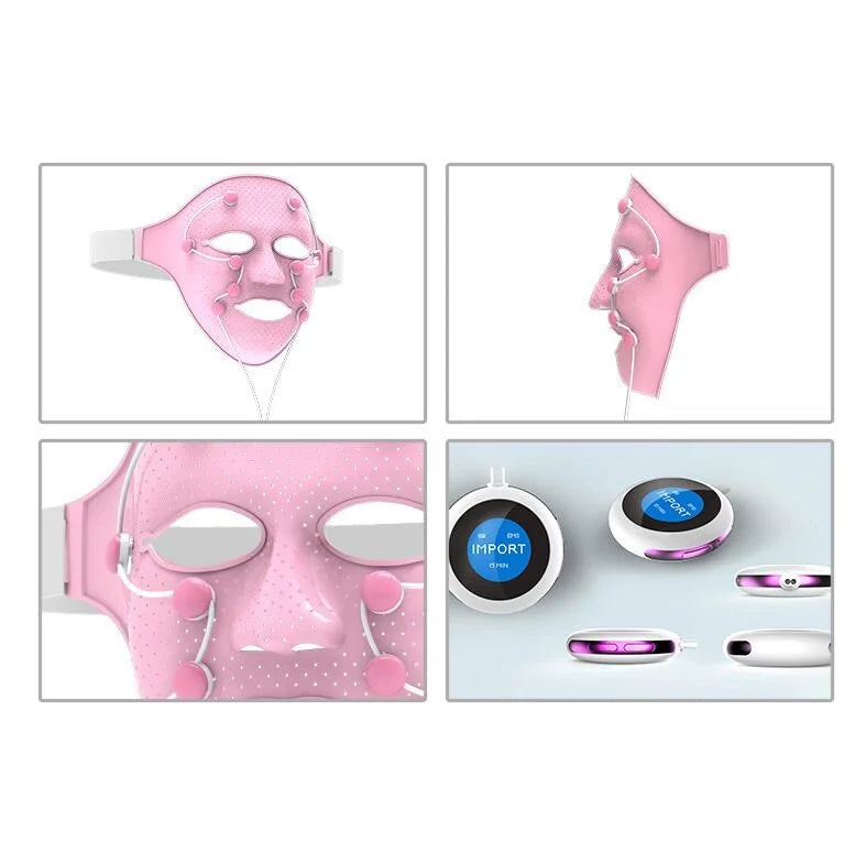 Silicone Facial Mask Electric V-shaped Face Lifting Slimming Face Massager Anti wrinkle  EMS Therapy Device Beauty Machine