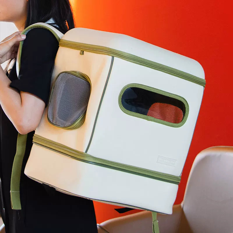Cat Outing Carry Bag Pet Large Capacity Trolley Case Flight Case Simple Litter Box Cat Oversized Multi-Cat Stroller
