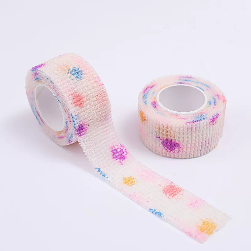 Finger Guard Bandage Pet Tattoo Bandage Writing Self-Adhesive Bandage Sports Tape Non-Woven Elastic Bandage Yiwu Batch