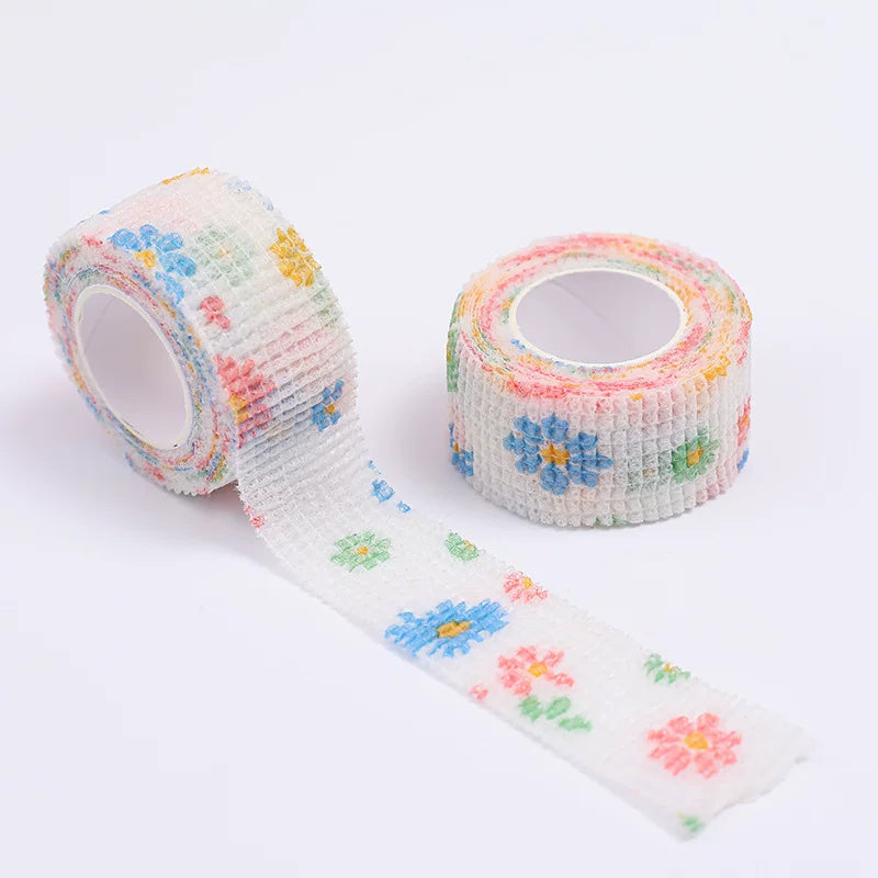 Finger Guard Bandage Pet Tattoo Bandage Writing Self-Adhesive Bandage Sports Tape Non-Woven Elastic Bandage Yiwu Batch