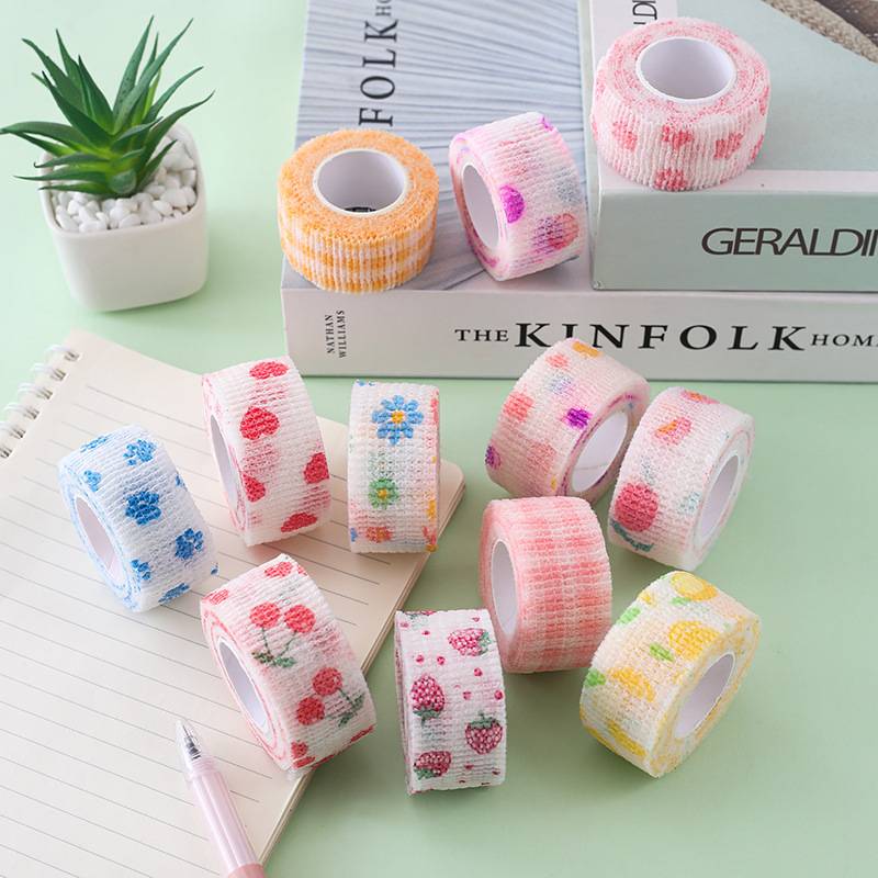Finger Guard Bandage Pet Tattoo Bandage Writing Self-Adhesive Bandage Sports Tape Non-Woven Elastic Bandage Yiwu Batch