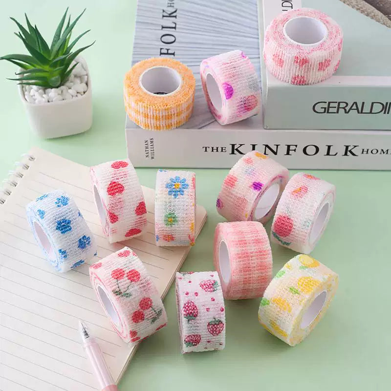 Finger Guard Bandage Pet Tattoo Bandage Writing Self-Adhesive Bandage Sports Tape Non-Woven Elastic Bandage Yiwu Batch