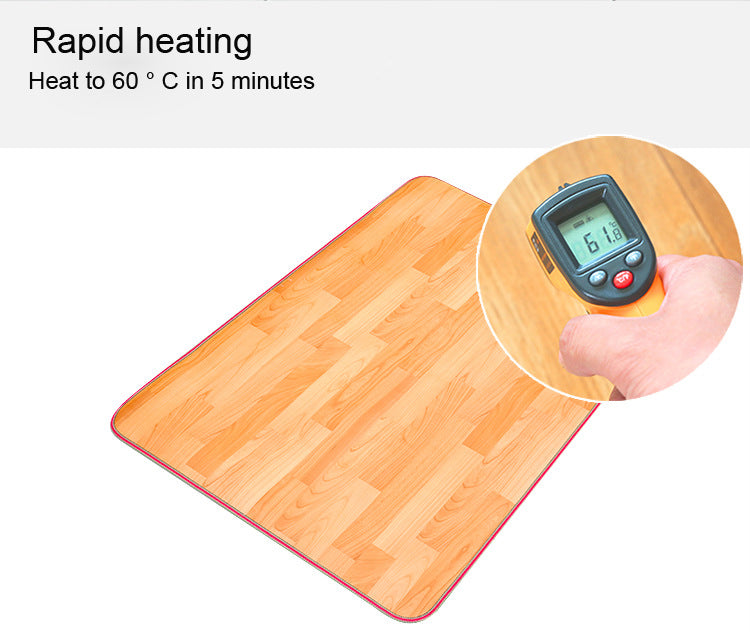 50x30cm Feet Warmer Electric Heating Mat Office Warm Feet Thermostat Heating Pad Home Heated Floor Carpet Winter Body Warmer Mad