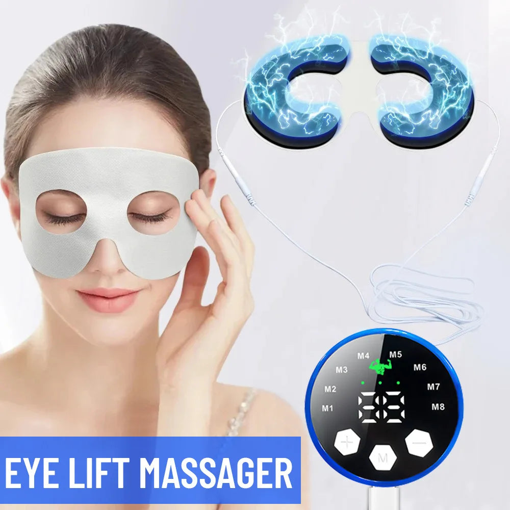 EMS Facial Lifting Massager Current Muscle Stimulator Eye Face Anti Wrinkle, Beauty Machine Skin Tightening Face Skin Care
