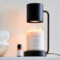 Candle Warmer Lamp with Timer Dimmable Light Scented Wax Melter Simple Table Lamp for Bedroom Home Office Decor