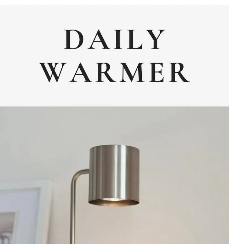 Candle Warmer Lamp with Timer Dimmable Light Scented Wax Melter Simple Table Lamp for Bedroom Home Office Decor