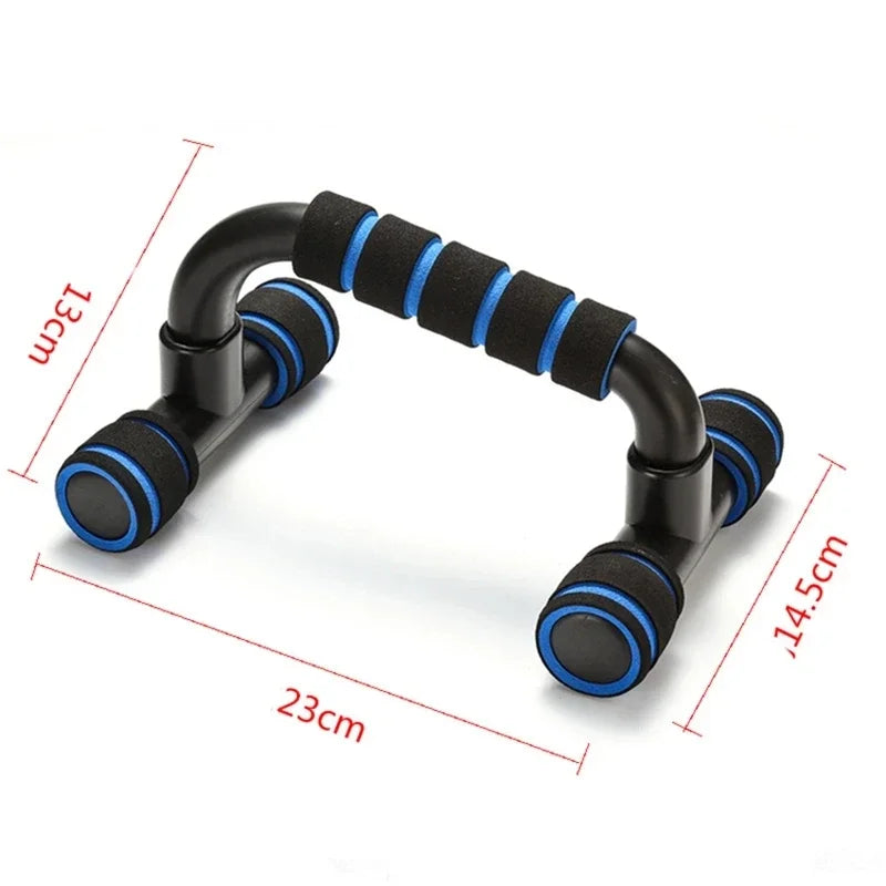 U-Shaped Push-Up Bars with Anti-Slip Foam Grip