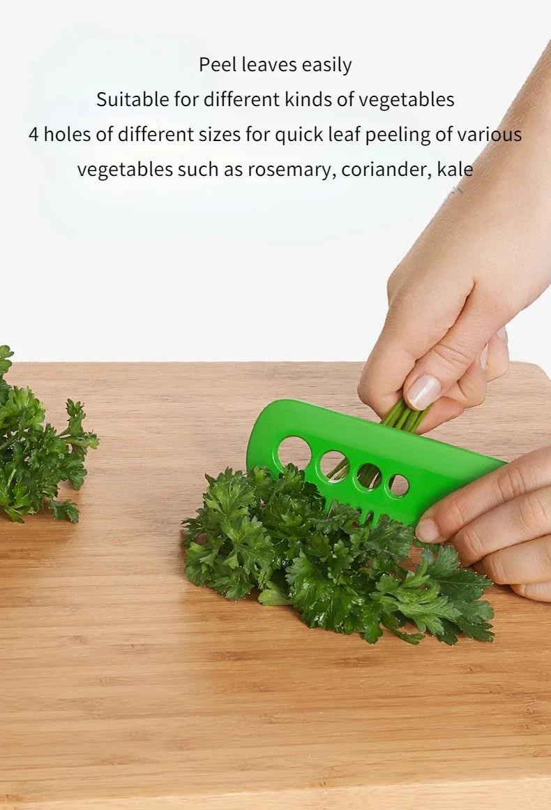 Hot Sale Kitchen Multifunctional Gadgets Cooking Portable Kitchen Gadget Vegetable Herb Eliminator Vegetable Leaf Comb Household