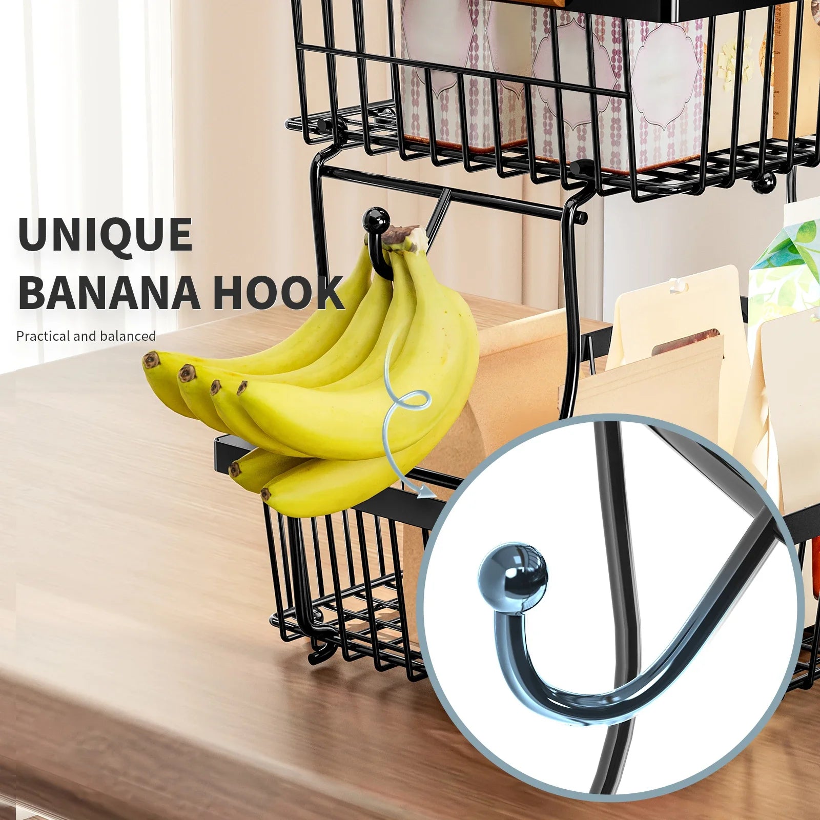 Kitchen Organizer Shelf Double Layer Seasoning Vegetables Fruits Holder Assembly Bathroom Cosmetic Removable Stand Storage Shelf