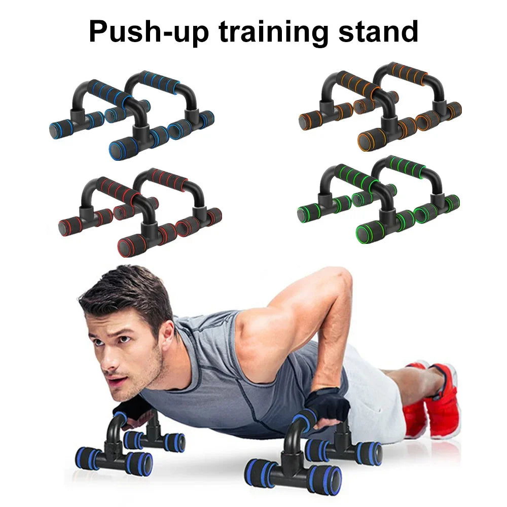 U-Shaped Push-Up Bars with Anti-Slip Foam Grip