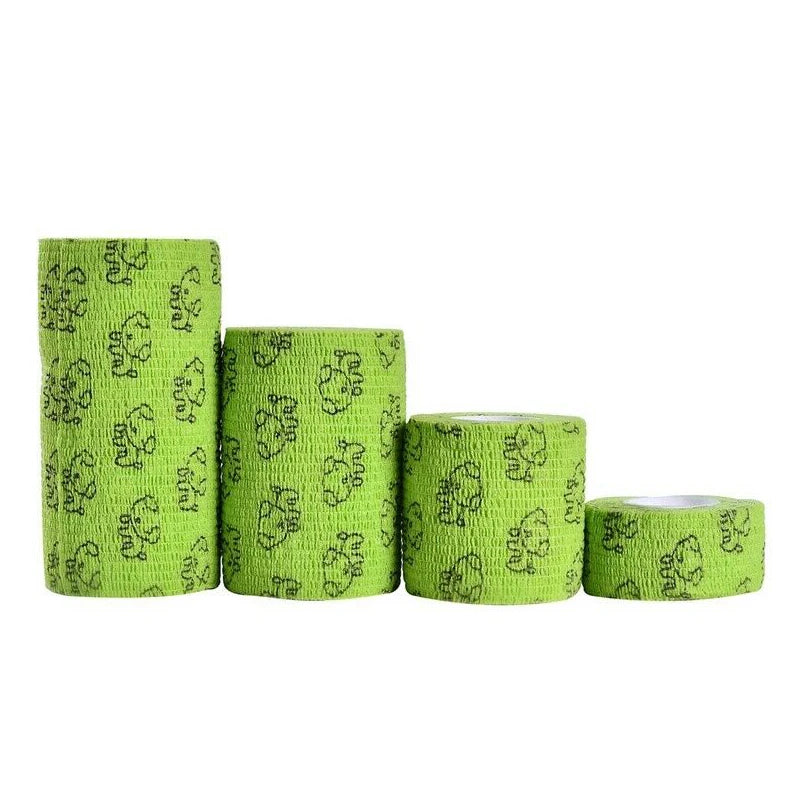 Medical Self Adhesive Elastic Bandage for Dogs and Cats, Pet Sports Wrap Tape, Finger Joint Knee, First Aid Kit, 5cm x 4.8m