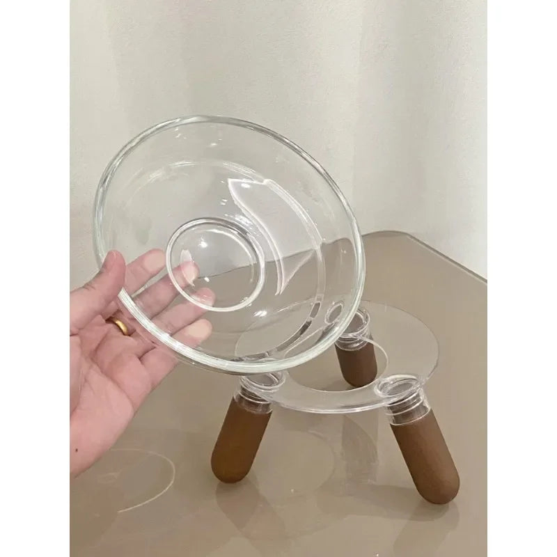 1pcs Cat Bowl Dog Bowl Elevated Pet Feeder with Neck Protection Plastic Water Basin for Cats Dogs Non-Slip Pet Food Dish