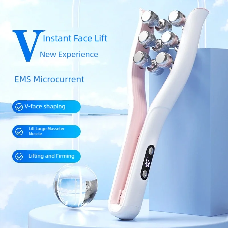 TINSOL Facial beauty device Facial Massager Y Facial Lift Massager Chin Lifter Home beauty device Micro Electric Roller