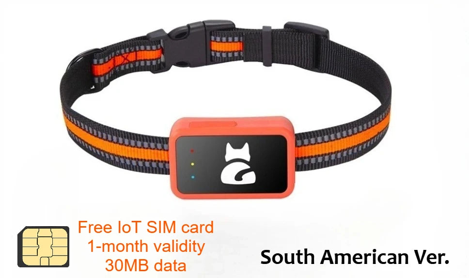 4G Smart Dog Collar Holder GPS Tracker for pet Waterproof Free SIM Cat Tracking Device Pet Locator with Find My for iOS Android