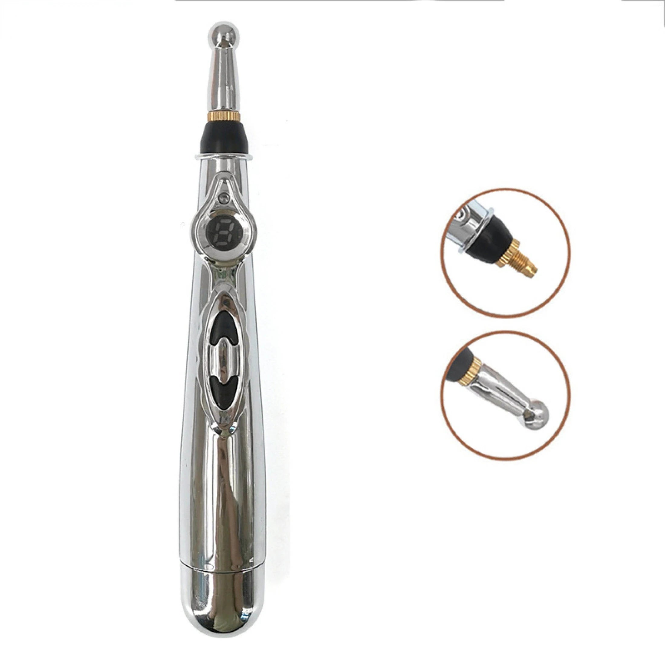 Electric Acupuncture Point Massage Pen Pain Relief Laser Therapy Electronic Meridian Energy Pen Body Head Back Neck Leg Massager