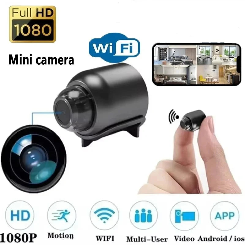 HD 1080P X5 Mini Camera Night Vision WiFi Camera Home Remote Camera Kids Pet Safety Monitoring Surveillance Camera