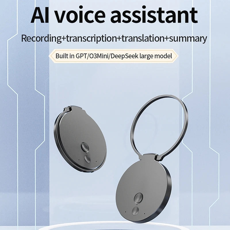 A30 AI Voice Recorder with Real-Time Transcription&Translation Digital Voice Recorder Support 189 Languages for Lectures Meeting