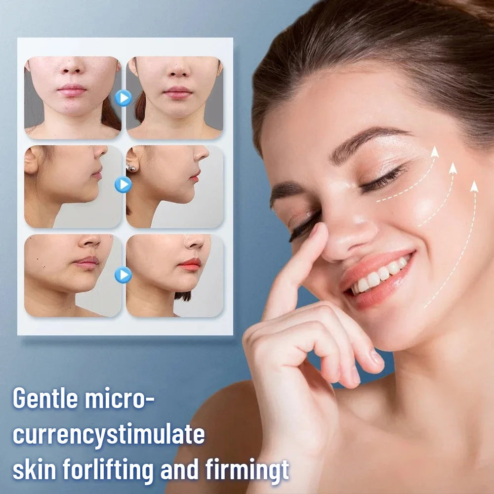 EMS Facial Lifting Massager Current Muscle Stimulator Eye Face Anti Wrinkle, Beauty Machine Skin Tightening Face Skin Care