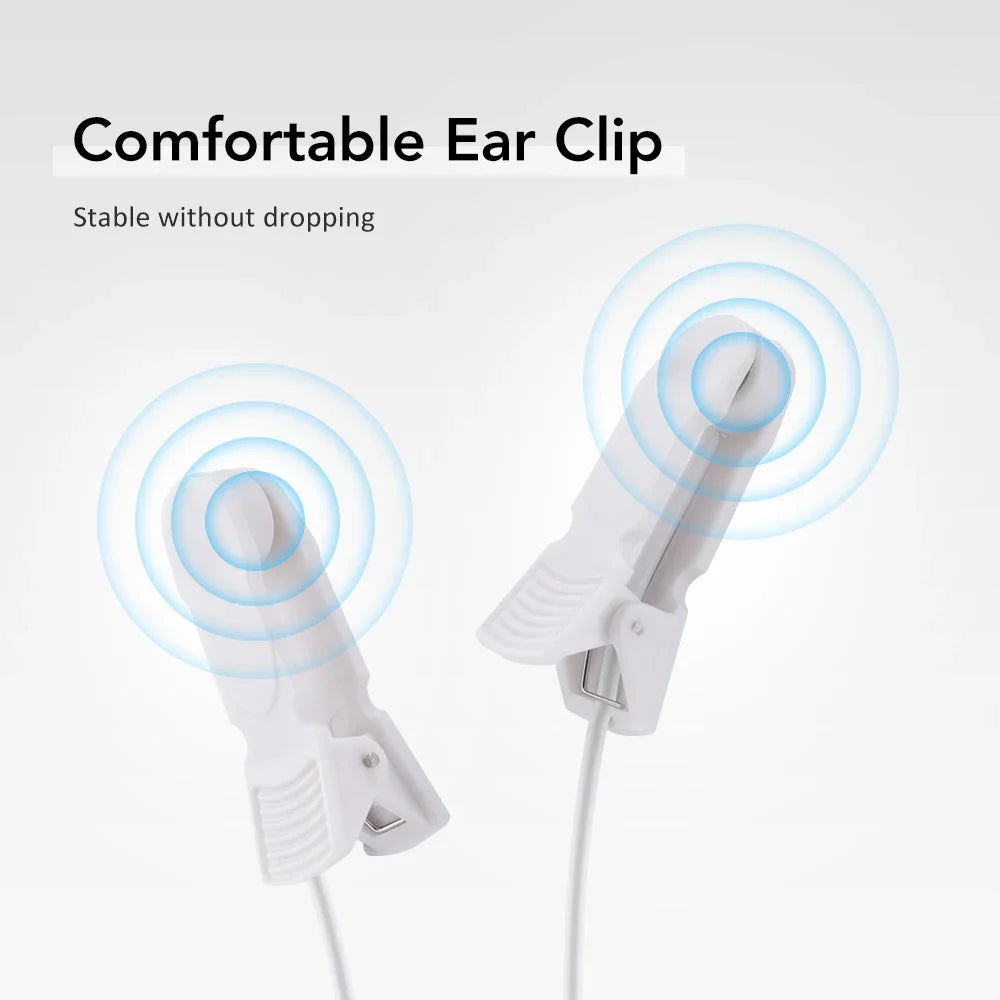 CES Sleeping Aid Microcurrent Stimulation Insomnia Electrotherapy Device Ear Clip Type Relieve Anxiety Depression Migraine