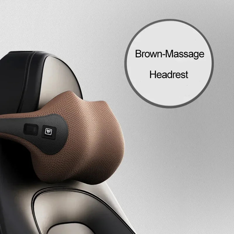 Car Neck Cushion Lumbar Support Electric Men Massage Neck Car Neck Pillow Outdoor Car Accessories Home Car Massage Seat