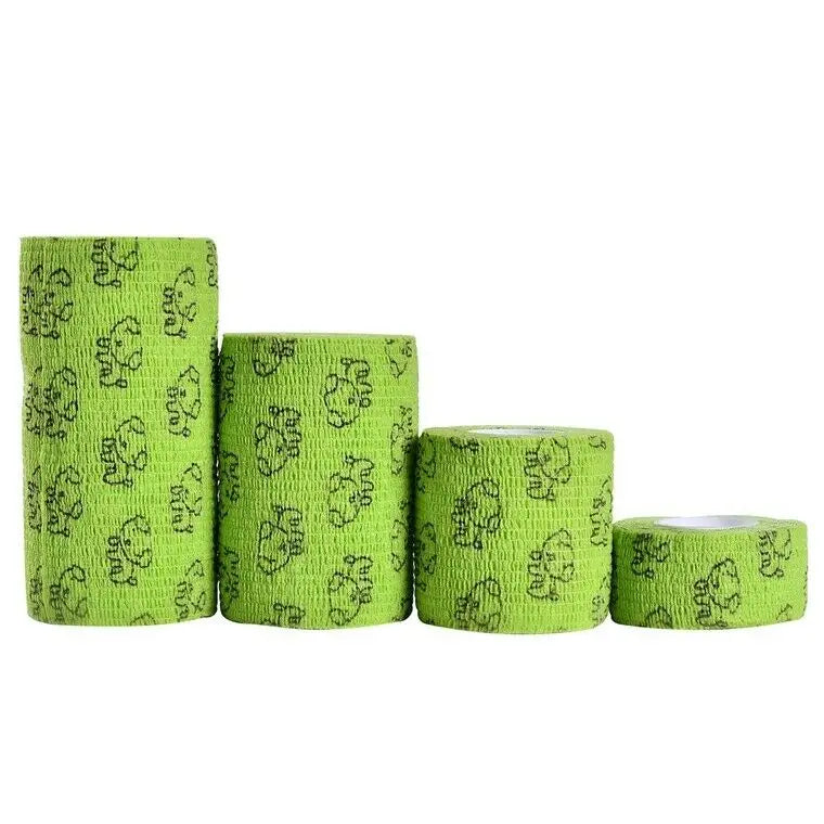 Medical Self Adhesive Elastic Bandage for Dogs and Cats, Pet Sports Wrap Tape, Finger Joint Knee, First Aid Kit, 5cm x 4.8m