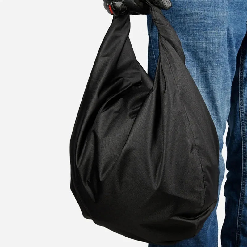 1pc Motorbike Helmet Bag Combination Lock Anti-Theft Luggage Storage Bag Rider Portable Travel Motorcycle Equipments Bag