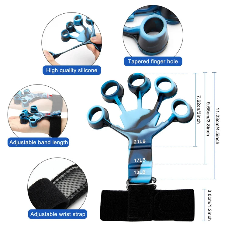 Five Finger Hand Grip Strength Trainer