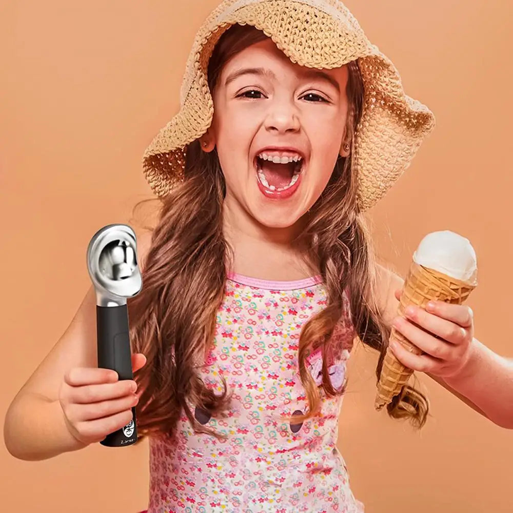Electric Ice Cream Scoop Heated Spoon Rechargeable With Led Display Easy Scooping Perfect Gift For Ice Cream Lovers Kitchen K7a8