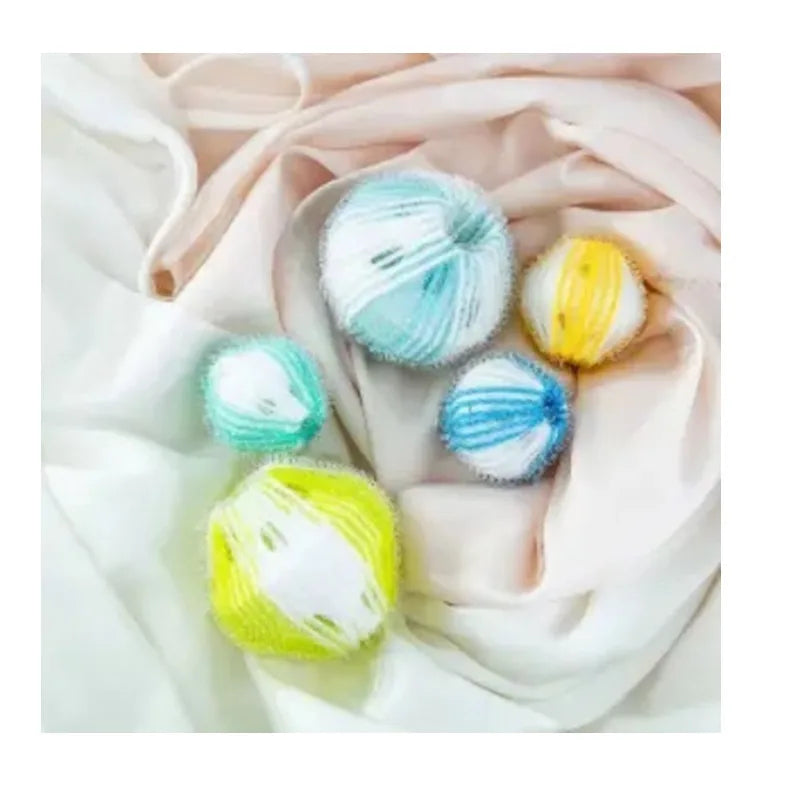 Two Tone Nylon Laundry Ball Drum Hair Removal Anti Entanglement Washing Machine Hair Sticking Cleaning Clothes Medium-sized Ball