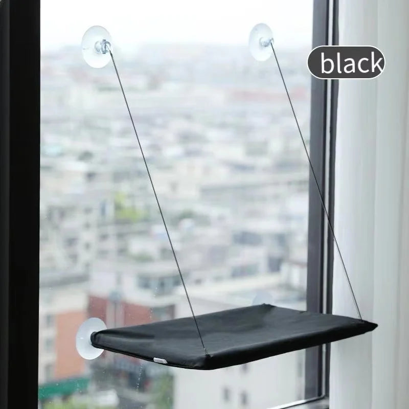 Ultra Soft Cat Window Hammock Bed Securely Mounted Space Saving Cat Perch Ideal for Feline Naptime Top Pet Accessories for Cats