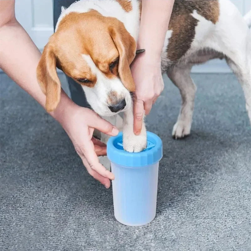 1pcs Dog foot wash artifact cat puppy foot cup wash paw cleaning free scrub automatic foot wash pet cup