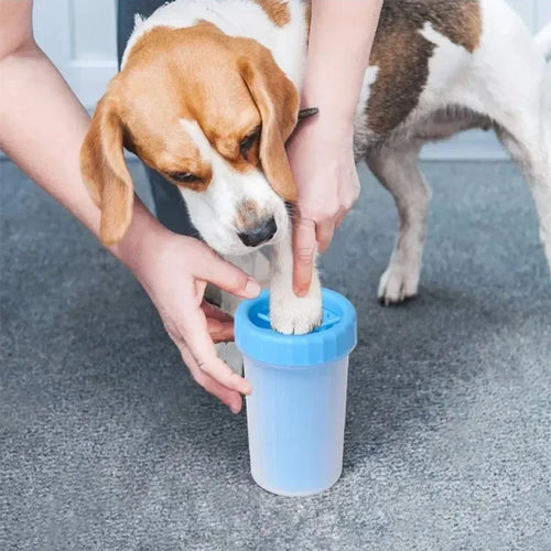 1pcs Dog foot wash artifact cat puppy foot cup wash paw cleaning free scrub automatic foot wash pet cup