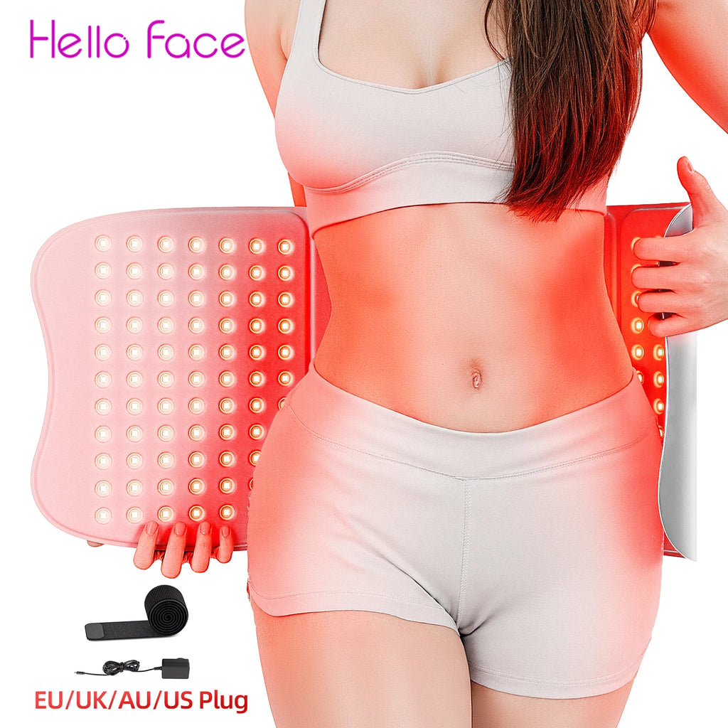 Upgraded Hello Face L7 Large Red Light Therapy Mat 792pcs LEDs 660 & 850nm Infrared Light Therapy Pad For Full Body Pain Relief