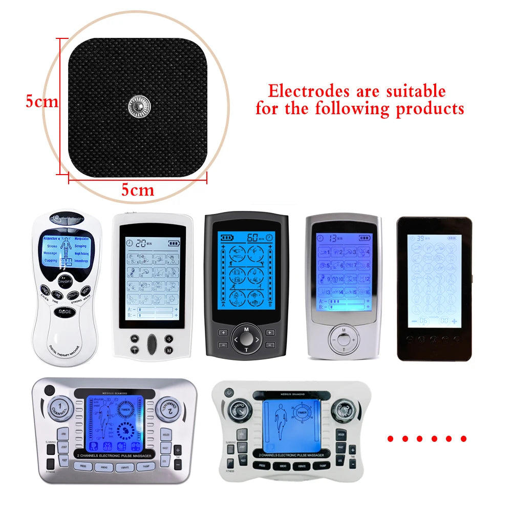 Reusable TENS and EMS Electrode Pads