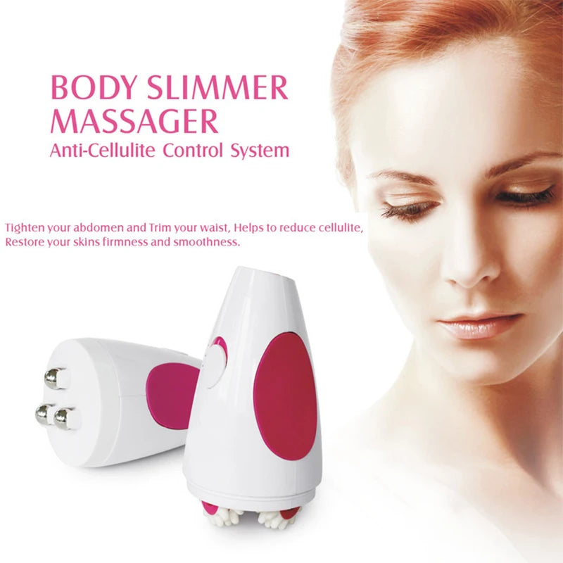 Massage Roller Lose Weight Machine Abdominal Exercise Handle-held Infrared 3D Electric Massager Full Body Relax Slimming Tool