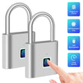 KERUI Keyless USB Charging Fingerprint Smart Lock Waterproof Unlock Portable Lock Anti-theft Security Door Lock Padlock Electric
